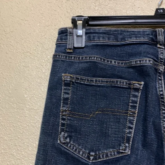 Caslon Jeans 10 Blue Stretch Straight Mid Rise 5-Pockets Cotton Spandex - Picture 12 of 16